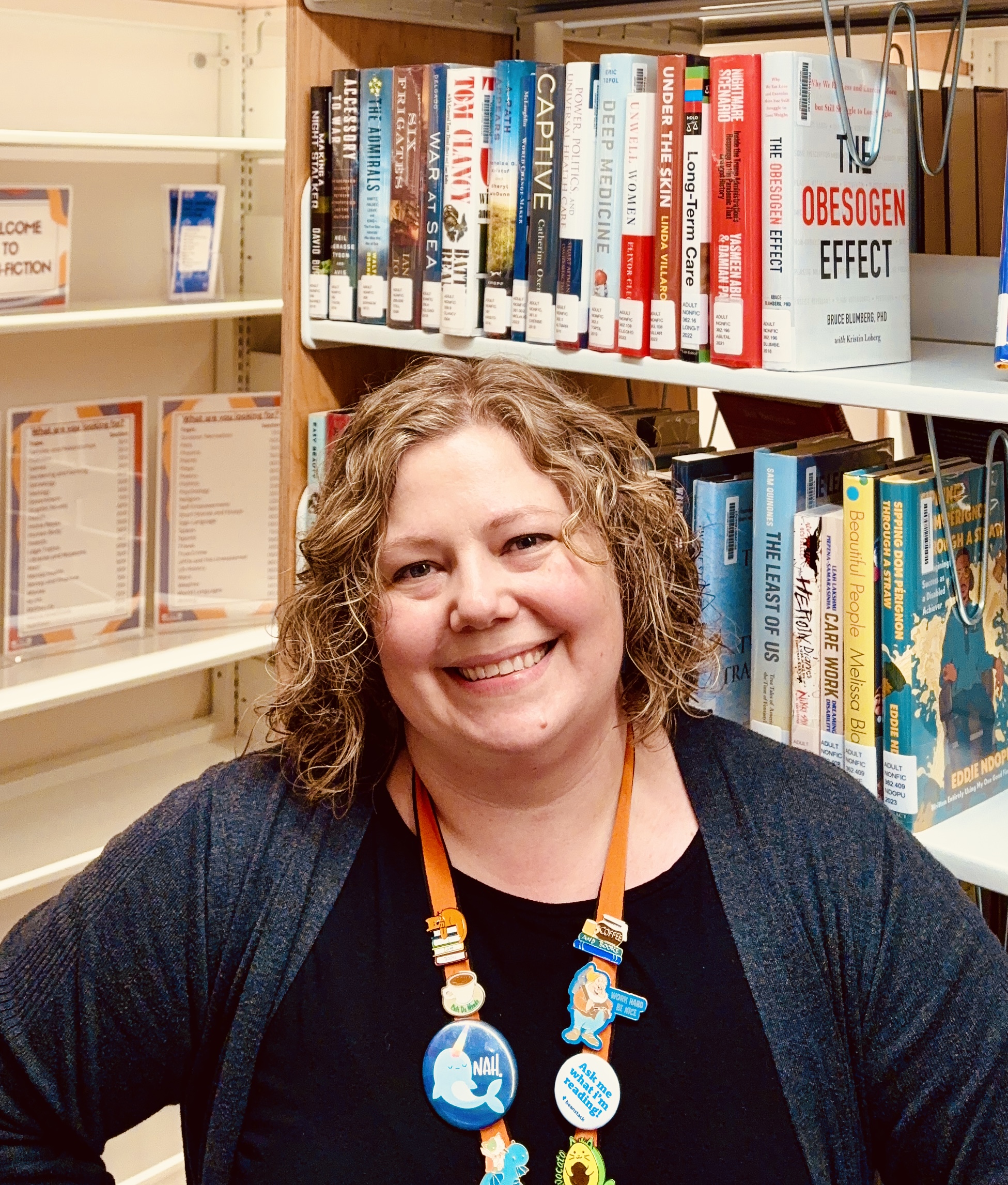 A profile photo of Anne, the adult Librarian at CSLD