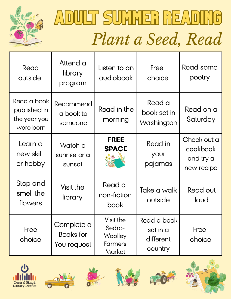 Adult Bingo Card English