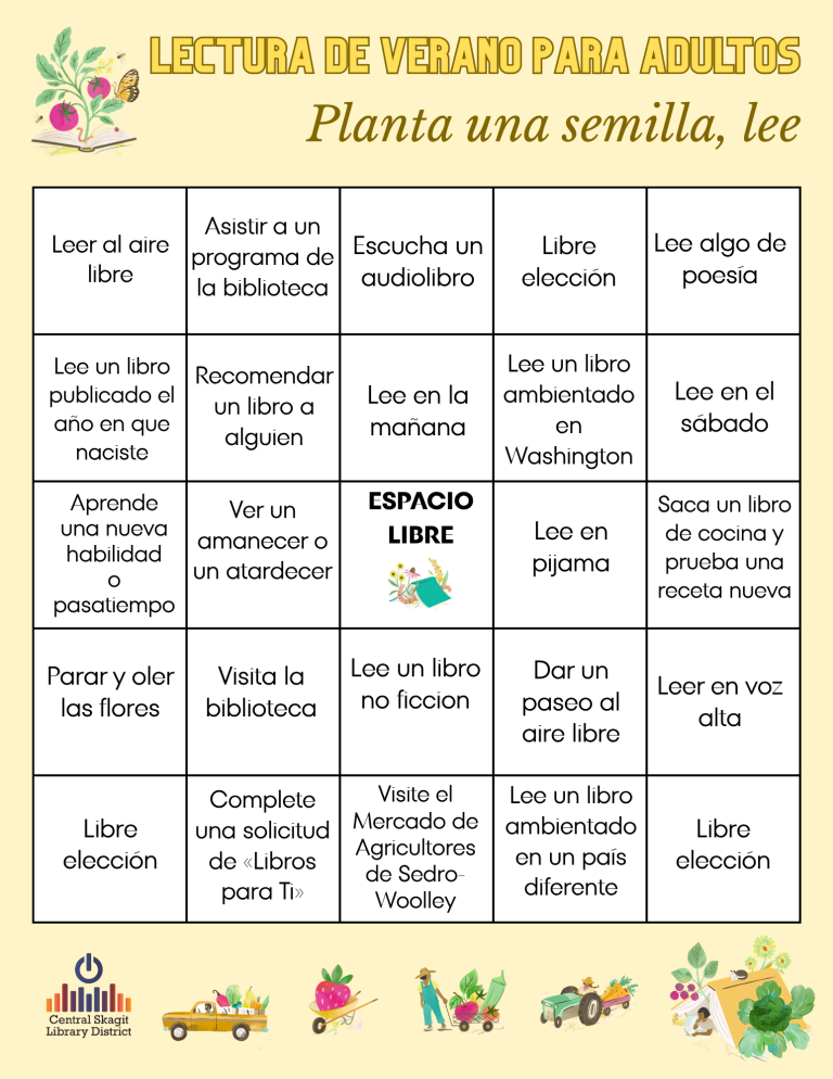 Adult Bingo Card Spanish
